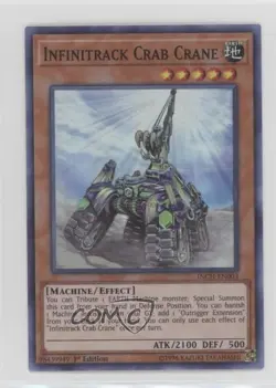 Infinitrack Crab Crane 1st Ed. YuGiOh The Infinity Chasers #INCH-EN003 - Image 1