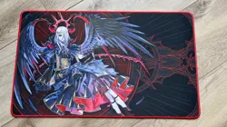 Manamoon Art Amanda Lapalme Yugioh Condemned Darklord Rubber Playmat - Image 1