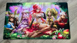 Manamoon Art Amanda Lapalme Yugioh Traptrix Rubber Playmat - Image 1