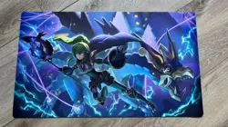 Manamoon Art Amanda Lapalme Yugioh Shaddoll Rubber Playmat - Image 1