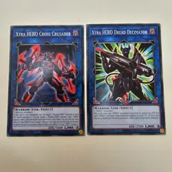 Xtra HERO Cross Crusader & Dread Decimator - BLC1 - Common - Yugioh EURO - Image 1
