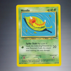 1995-2001 POKEMON TCG WEEDLE #70/75 NEO DISCOVERY COMMON BASIC TRADING CARD TC - Image 1