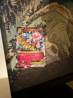 Pokemon Card XY Black Star Promo Mega M Diancie EX XY44 Holo Foil. - Image 1