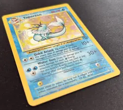 Pokemon TCG Vaporeon Holo Card Jungle 12/64 #134 - Excellent Condition - Image 3