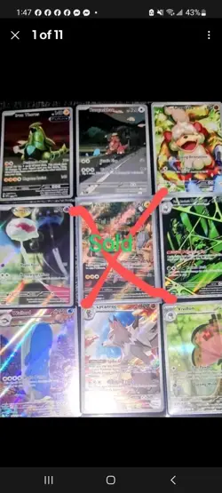 Full Art Illustration Rares 9 Card Lot Must Have! Plus 5 Free Mystery Cards! - Image 1
