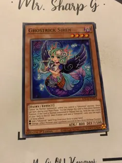 GHOSTRICK SIREN - 1st EDITION BACH-EN014 ENGLISH Yu-Gi-Oh! CARD COMMON KONAMi - Image 5