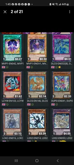 Crazy 17 Card Lot Yu-gi-oh GOLD Cards Only! Check Pics - Image 2