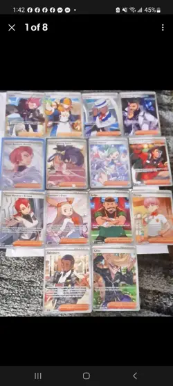 14 Card Lot Pokemon Full Art Trainers! All Mint or NM! Plus 5 Free Mystery Cards - Image 1