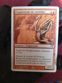 MTG Blade Sliver (Fragmentado de cuchillas) SP MP VERY RARE Salvat-Hachette WOTC - Image 2