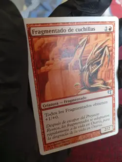 MTG Blade Sliver (Fragmentado de cuchillas) SP MP VERY RARE Salvat-Hachette WOTC - Image 5