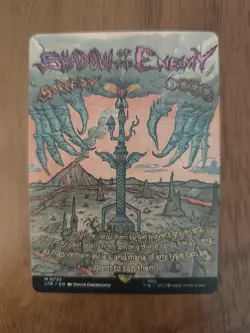 MTG English Shadow of the Enemy (Borderless Poster) NM Normal - Image 3