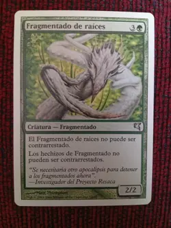 MTG Root Sliver (Fragmentado de raices) SP MP VERY RARE Salvat-Hachette WOTC - Image 3