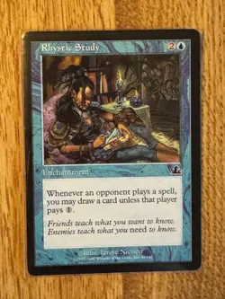 Played Rystic Study Prophecy Mtg Magic the Gathering - Image 3