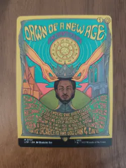 Dawn of a New Age Borderless Poster The Lord of the Rings NM MTG - Image 3