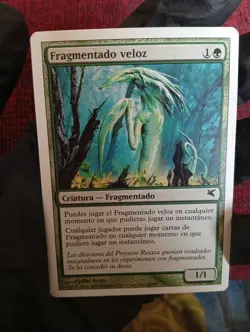 MTG Quick Sliver (Fragmentado veloz) Spanish Exc- VERY RARE Salvat-Hachette WOTC - Image 1