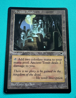Ancient Tomb - Tempest - MTG - Magic the Gathering - LP - Image 2
