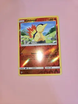 Pokemon TCG Cyndaquil 39/214 Lost Thunder Reverse Holo Common LP - Image 1