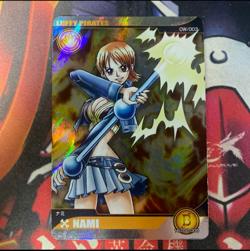 PREORDER Nami Holo WANTED Japanese One Piece Vintage Card - Image 1