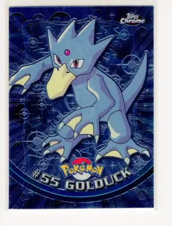 Golduck Topps Chrome #55 Holo Pack Fresh Pokemon Card (C1) - Image 1