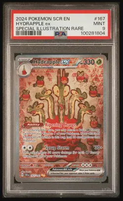 2024 POKEMON SCR EN-STELLAR CROWN SPECIAL ILLUSTRATION RARE HYDRAPPLE EX PSA 9 - Image 1