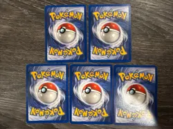 5x Machop 52/102 Base Set Unlimited Pokemon TCG 1999 MP - Image 2