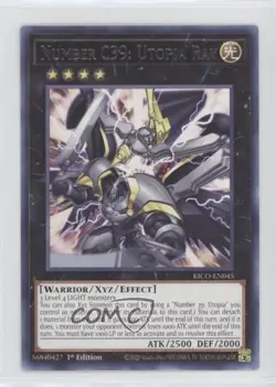 Number C39: Utopia Ray 1st Ed. YuGiOh King's Court #KICO-EN045 - Image 1