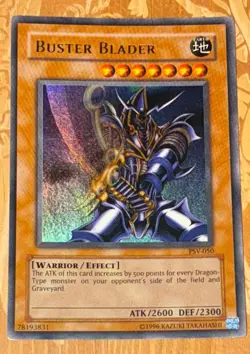 YuGiOh Buster Blader PSV-050 Pharaoh's Servant Rare Unlimited Edition - Image 1