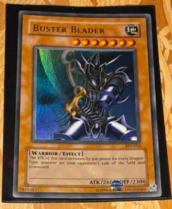 YuGiOh Buster Blader PSV-050 Pharaoh's Servant Rare Unlimited Edition - Image 3