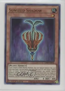 UR - Sunseed Shadow 1st Ed. YuGiOh Ghosts From The Past #GFTP-EN016 - Image 1