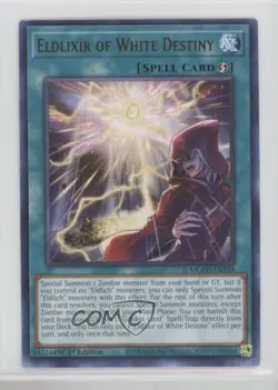Eldlixir of White Destiny 1st Ed. YuGiOh Maximum Gold: El Dorado #MGED-EN124 - Image 1