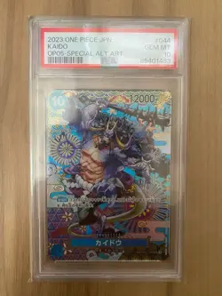 One Piece Card Psa10 Kaido Op04-044 - Image 1