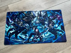 Manamoon Art Amanda Lapalme yugioh Raising Hell Cloth/Rubber Playmat - Image 1