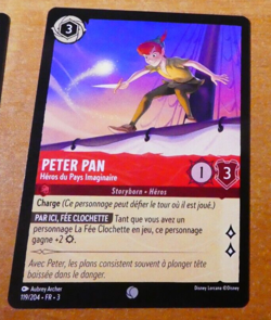 LORCANA TRADING CARD GAME TCG DISNEY CHAPITRE 3 PETER PAN 119/204 FR NM - Image 1