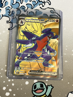 Cynthia's Garchomp ex 215/182 - SV10: Destined Rivals Pokemon Card NM - Image 1