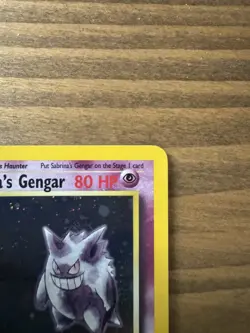 Pokemon Card Gym Heroes 1st Edition Rare Holo Sabrina's Gengar 14/132 WOTC - Image 4