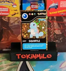 Squirtle #7 - Gold Holo - Pokedex Black Kanto 2024 - Pokemon Card - Image 1