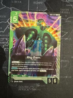 Big Zam Foil - GD01-027 NM - Gundam TCG Card Game - Image 1