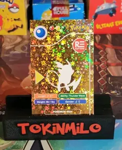 Raichu #26 - Gold Holo - Pokedex Black Kanto 2024 - Pokemon Card - Image 2