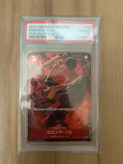One Piece Card Psa10 Zoro Op01-025 - Image 1