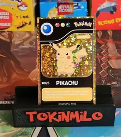 Pikachu - Gold Holo - Pokedex Black Kanto 2024 - Pokemon Card - Image 1