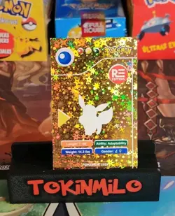 Eevee #133 - Gold Holo - Pokedex Black Kanto 2024 - Pokemon Card - Image 2