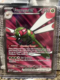 Yanmega EX Full Art 206/182 Destined Rivals Pokemon TCG Card - Image 1