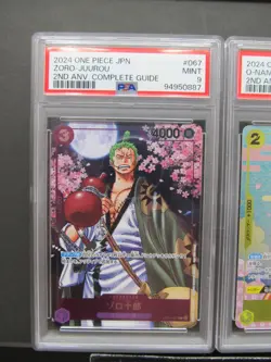 Sequential Set PSA 10 9| One Piece Card Zoro Nami R 2nd Anniv. Complete Guide JP - Image 3