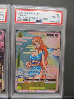 Sequential Set PSA 10 9| One Piece Card Zoro Nami R 2nd Anniv. Complete Guide JP - Image 5