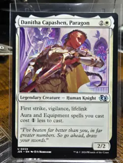 Danitha Capashen, Paragon 0059 Non Foil Uncommon Foundations Jumpstart MTG NM - Image 1
