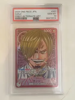 One Piece Card Psa10 Sanji Prb01-001 - Image 1