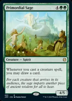 Primordial Sage - Light Play MTG Jumpstart - Image 1
