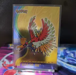 #250 Ho-Oh Holo Foil - Topps Johto League Champions (2001) - Pokemon Card (EXC) - Image 1