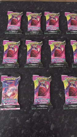 Pokemon TCG Fusion Strike Sleeved Booster Pack - 20 Packs Sealed - Image 2
