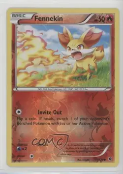 Fennekin Reverse Foil Pokemon XY Fates Collide #11 - Image 1
